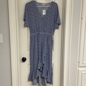 J.CREW MERCANTILE FAUX WRAP DRESS - XS - NEVER WORN WITH TAGS